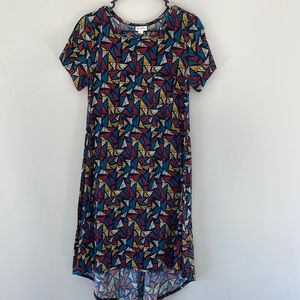 Short sleeve dress. Lula Roe size medium. Smoke free. Like new